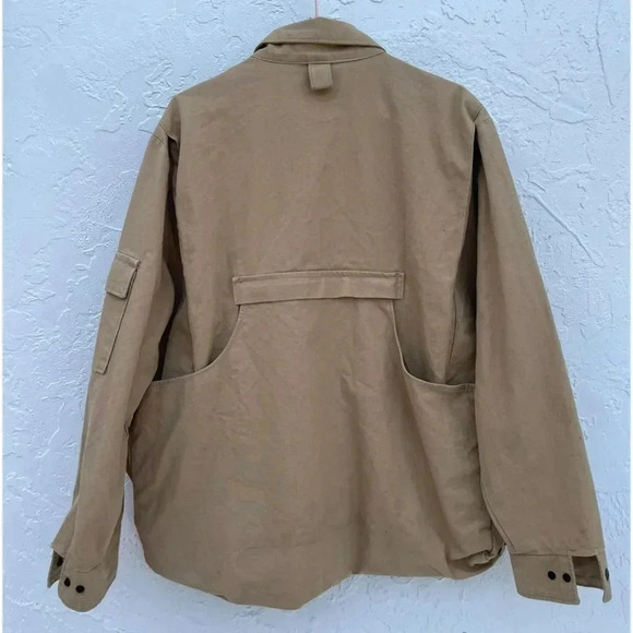 10X Mens Safari Hunting Vintage Long Sleeve Jacket Brown Sz Large - Picture 10 of 12